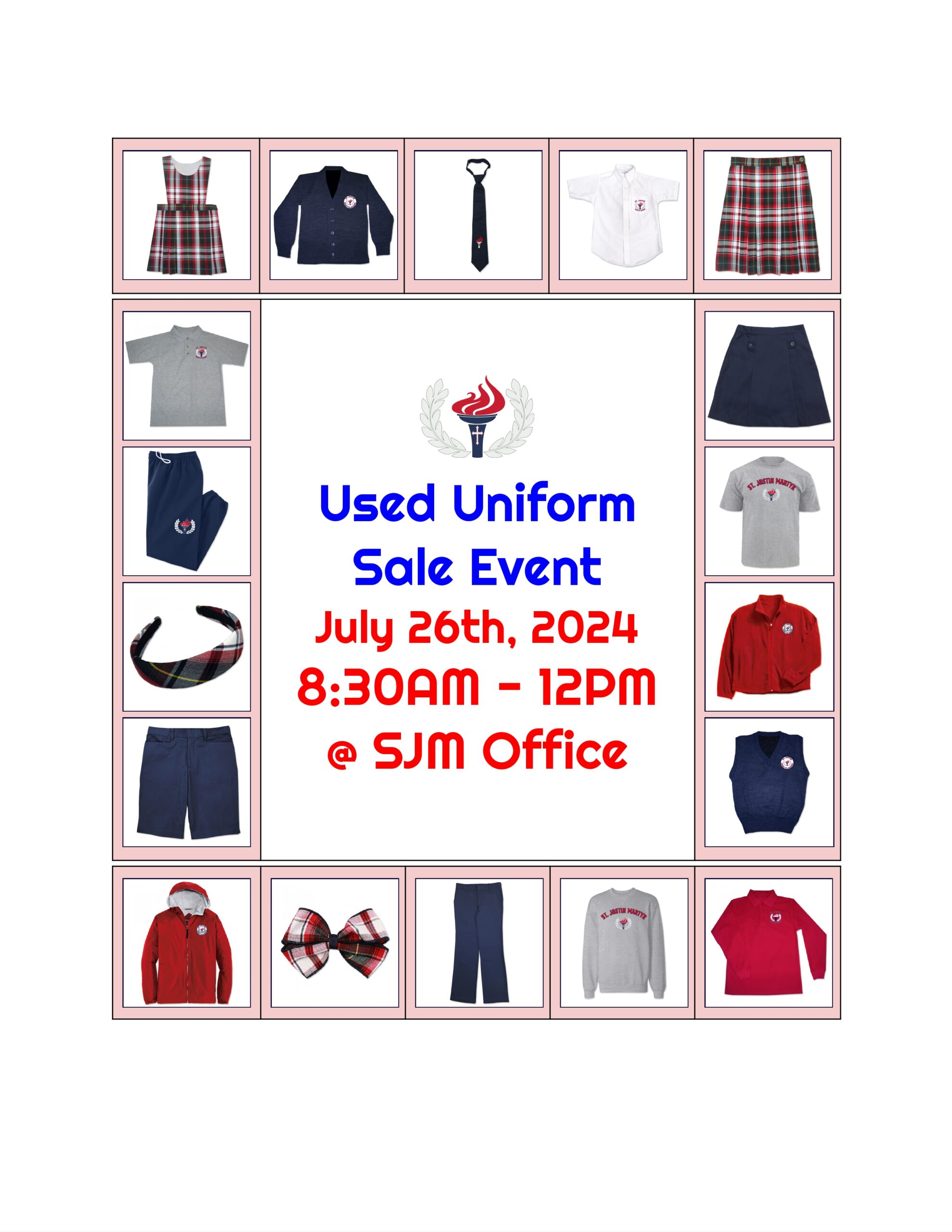 Used Uniform Sale Event