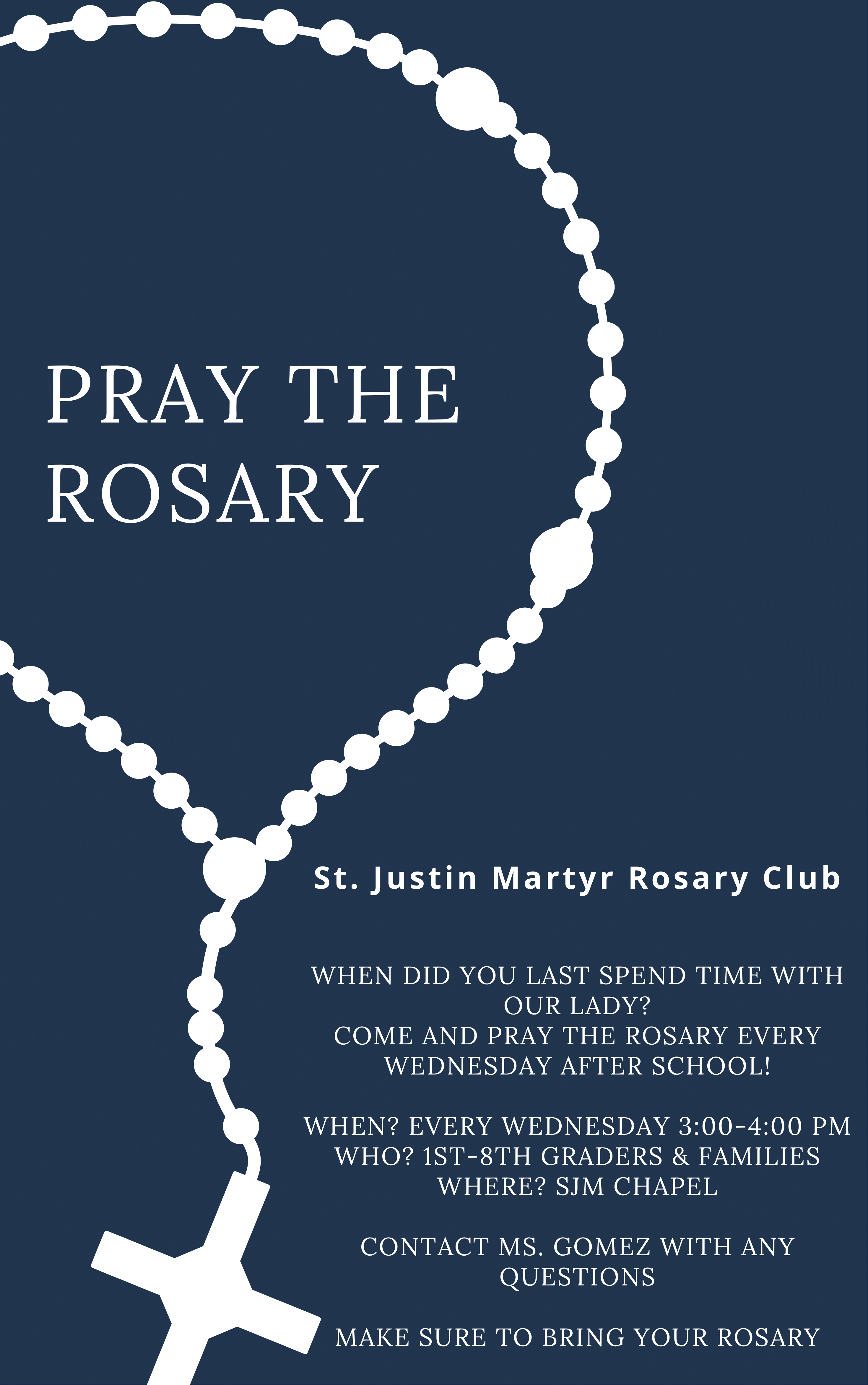 Rosary Club Every Wednesday